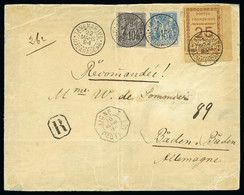 1894, Lettre Recommandée De Tananarive (Madagascar) - Brieven En Documenten