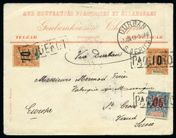 1913 Rare Affranchissement Mixte 10 Sur 40c Groupe - Brieven En Documenten