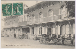 D37 - METTRAY - HÔTEL DE LA COLONIE - Plusieurs Personnes - Cycliste - Calèche Avec Cheval Blanc - Mettray