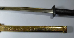 AC - 600th MAIN WAREHOUSE & FACTORY SUPPLIES COMMAND LETTER OPENER - Ouvre-lettres