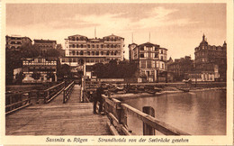 Sassnitz A Rugen - Strandhotels Von Der Seebrucke Gesehen - Hotel - Old Postcard - 2156 - Germany - Unused - Sassnitz