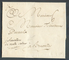 LAC De DOLHAIN Le 11 Mars 1780 + Manuscrit '½' Et 'échantillons De Nulle Valeur' Vers Bruxelles Port '6'. - 16441 - 1714-1794 (Austrian Netherlands)