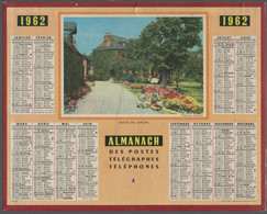 Calendrier De Son Ou De Votre Année De Naissance. 1962. Almanach Des P.T.T. - Grand Format : 1961-70