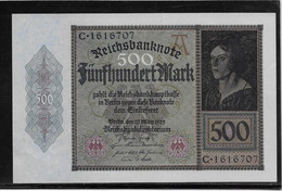 Allemagne - 500 Mark - Pick N°73 - SPL - Other & Unclassified