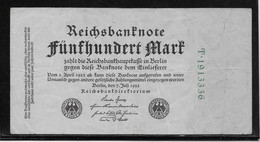 Allemagne - 500 Mark - Pick N°74b - TTB - Other & Unclassified