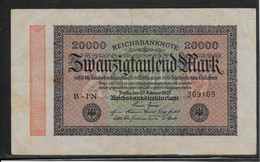 Allemagne - 20000 Mark - Pick N°85b - SUP - Other & Unclassified