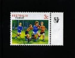 AUSTRALIA - SPORTS SERIES  3 C. FOOTBALL  REPRINT 1 KOALA  FINE USED - Prove & Ristampe