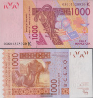 Senegal Pick-number: 715K A Uncirculated 2003 1.000 Francs - Senegal