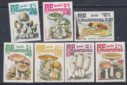 Kampuchéa  N° 576 / 82 XX Flore : Champignons, La Série Des 7 Valeurs Sans Charnière, TB - Kampuchea