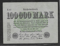 Allemagne - 100000 Mark - Pick N°91 - SUP - Sonstige & Ohne Zuordnung