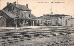 Méru        60        Intérieur De La Gare Et La Halle       (voir Scan) - Meru
