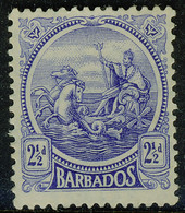 BARBADOS KGV 1921 2½d Ultramarine SG 222 MNH Unmounted Mint - Barbados (...-1966)