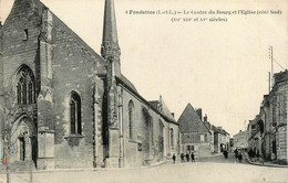 Fondettes * Le Centre Du Bourg Et L'église Côté Sud - Fondettes
