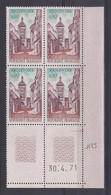 RIQUEWIHR N° 1685 - Bloc De 4 COIN DATE - NEUF SANS CHARNIERE - 30/4/71 - 1970-1979