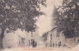 (26) CLAVEYSON (839 Ha) Place De La Mairie (animée) - Autres & Non Classés