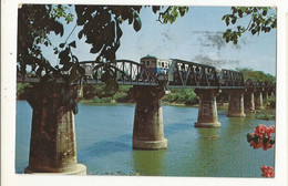 CPSM, Thaïlande , N°A.41,The Bridge ,on The River Kwai , Very Infamous For The Construction ..., Ed. Phatana - Thaïlande