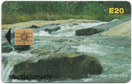 Swaziland - Swazitelecom - SPTC & Environment, Chip Solaic 03, 20E, Exp.28.02.2006, Used - Swasiland