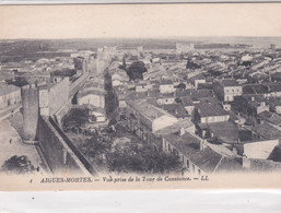 (30) AIGUES MORTES . (Rare) Vue Prise De La Tour De Constance - Aigues-Mortes