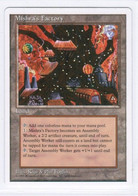 MAGIC The GATHERING  "MISHRA'S FACTORY"---4th EDITION (MTG-6-9) - Terrenos