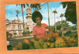 Grenada Grenadines Old Postcard Mailed USA Army - Grenada