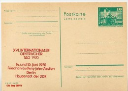 DDR P79-12d-78 C63b Postkarte PRIVATER ZUDRUCK Olympischer Tag Berlin 1978 - Private Postcards - Mint