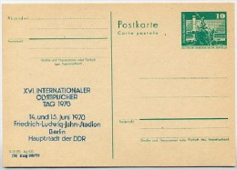 DDR P79-12b-78 C63-a Postkarte PRIVATER ZUDRUCK Olympischer Tag Berlin 1978 - Cartes Postales Privées - Neuves