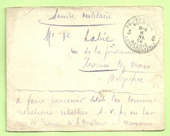 Brief Stempel POSTES MILITAIRES BELGES 5 Op 6/11/14 Naar HORNU, Voir Tekst "Parvenier Communication...." (K4345) - Armée Belge