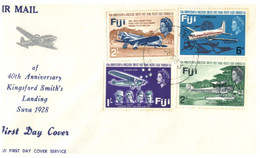 (W 25) Fiji FDC Cover - Southern Cross - 1968 - Fidji (1970-...)