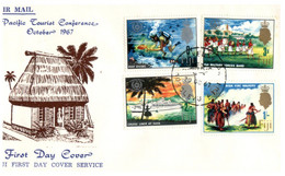 (W 25) Fiji FDC Cover - Pacific Tourism Conference - 1967 - Fidji (1970-...)