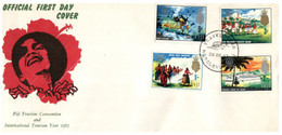 (W 25) Fiji FDC Cover - Pacific Tourism Convention - 1967 - Fidji (1970-...)