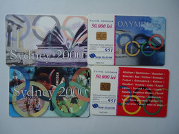 ROMANIA   SET 2 USED CARDS OLYMPIC GAMES  SYDNEY 2000  AUSTRALIA - Olympische Spelen