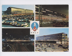 Aéroport Paris Orly : Aérogare Parking Entrée - Vue De Nuit (multivues) Citroën DS 2 CV - Aeronáutica - Aeropuerto