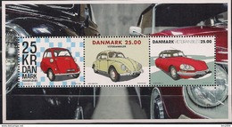 2017 Dänemark Mi. Bl 68 **MNH     Oldtimer. - Blocs-feuillets