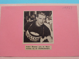 André BLOMME Won Te WAASMUNSTER ( Onafhankelijken ) 1953 ( Zie Foto Voor Detail ) KRANTENARTIKEL ! - Cyclisme