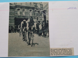 Fred HAMERLINCK Grooten BELGAPRIJS Van ZWIJNDRECHT ( Overwinnaar ) 1932 ( Zie Foto Voor Detail ) KRANTENARTIKEL ! - Cyclisme