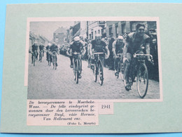 Beroepsrenners Te MOERBEKE-WAAS - Winnaar BUYL Voor HERMIE, Van HELLEMONT 1941 ( Zie Foto Voor Detail ) KRANTENARTIKEL ! - Cyclisme