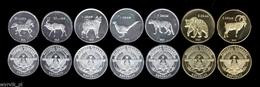 NAGORNO KARABAKH 2013 Set Of 7 Coins Upper Karabach Gorny UNC - Nagorno-Karabakh