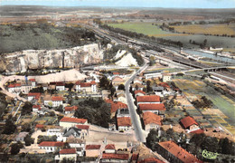 55-LEROUVILLE- LE CENTRE, LES CARRIERES, LE CANAL ET EN ARRIERE PLAN LA MEUSE VUE AERIENNE - Lerouville