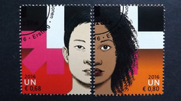 UNO-Wien 903/4 Oo/ESST, Solidaritätsbewegung Zur Geschlechtergleichstellung „HeForShe“ - Used Stamps