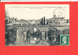 79 THOUARS Cpa Vue Générale Et Pont       1 AP - Thouars