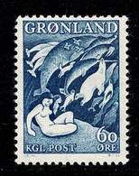 Groenland 1957 Yv. 30**   Mi 39**, Fa 39**,  MNH Cote Yv € 6,00 - Other & Unclassified