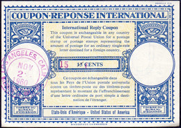 USA - Scott IRC16 13c International Reply Coupon Ovp. 15c. - IRC - LOS ANGELES  -1960 - Otros & Sin Clasificación