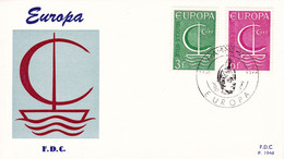 B01-211 1389 1390 FDC P194d Europa 24-09-1966 Hamme VL €1,5 - 1981-1990