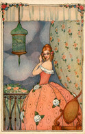 Art Déco Art Nouveau Jugendstil * CPA Illustrateur * Femme & Cage à Oiseau * Robe Mode * N°1037 - 1900-1949