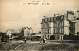 Rothéneuf * Le Grand Hôtel * Train Tramway * Ligne Chemin De Fer Ile Et Vilaine * Café Billard - Rotheneuf