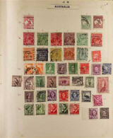 BRITISH COMMONWEALTH COLLECTION IN TWO ANCIENT SPRINGBACK ALBUMS QV To 1960's Mint And Used From Aden Through To Zanziba - Sonstige & Ohne Zuordnung