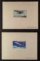 AIRCRAFT NIGER 1968 Air Airmail Service And 1972 Air Aviation History EPREUVES DE LUXE Complete Sets (Yvert 83/85 & 183/ - Ohne Zuordnung