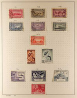 1937-54 FINE USED COMPLETE COLLECTION. A Complete Run From The KGVI Coronation Issue To The QEII 1954-63 Pictorial Set,  - Andere & Zonder Classificatie