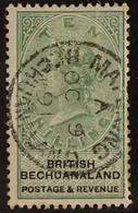 1888 10s Green And Black, SG 19, Very Fine Used With Short Perf At Right. For More Images, Please Visit Http://www.sanda - Andere & Zonder Classificatie