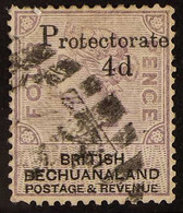 1888 4d On 4d Lilac And Black, SG 44, Fine Used, Couple Of Short Perfs At Top. Cat £500. For More Images, Please Visit H - Andere & Zonder Classificatie